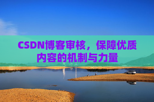 CSDN博客审核，保障优质内容的机制与力量